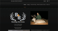 Desktop Screenshot of bbhuntingservices.com